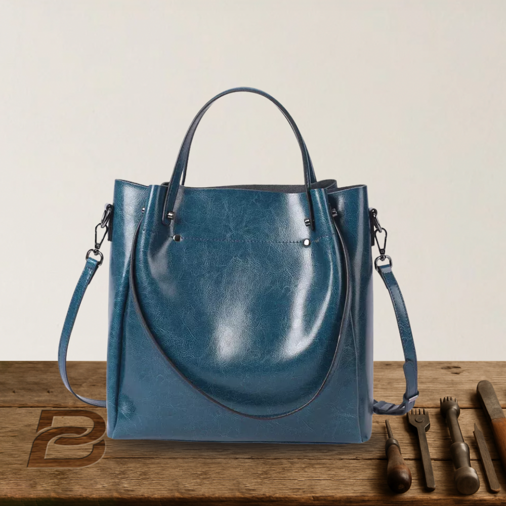 BERK | Sac élégant à double usage en cuir véritable