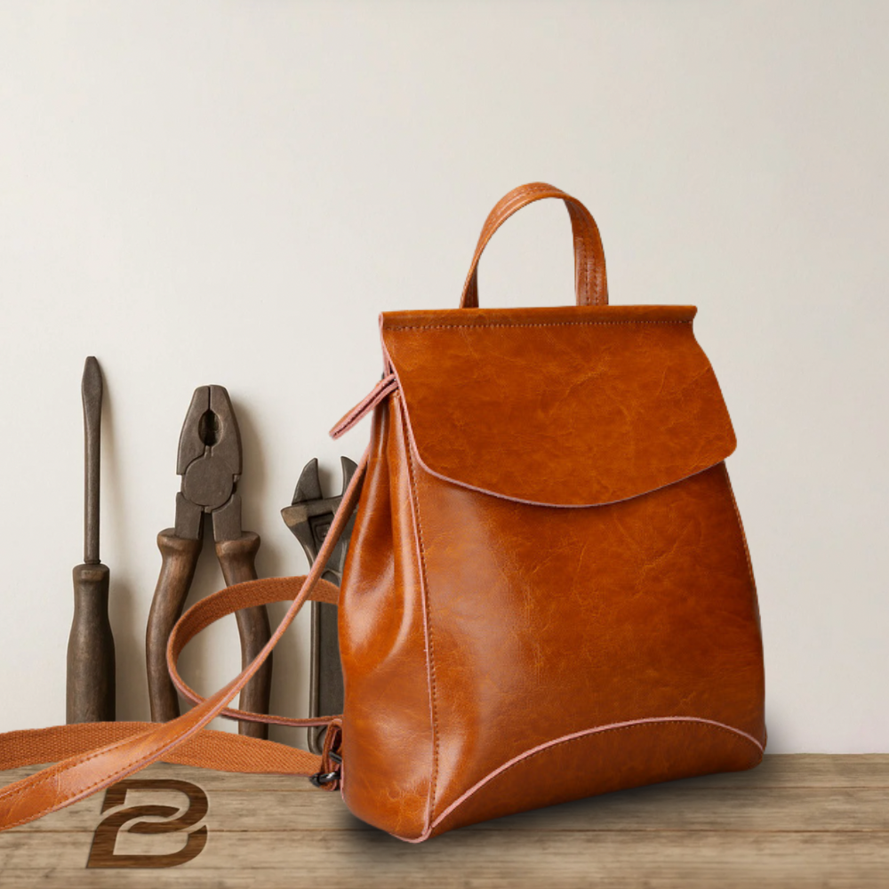 BERK | Sac à dos en cuir véritable