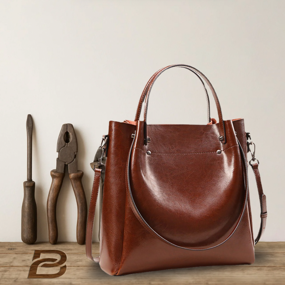BERK | Sac élégant à double usage en cuir véritable
