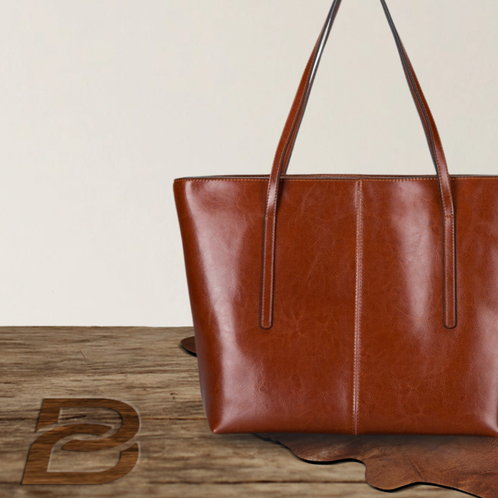 BERK | Sac shopper en cuir lisse classique