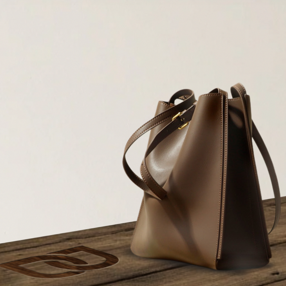 BERK | Sac fourre-tout rétro en cuir véritable