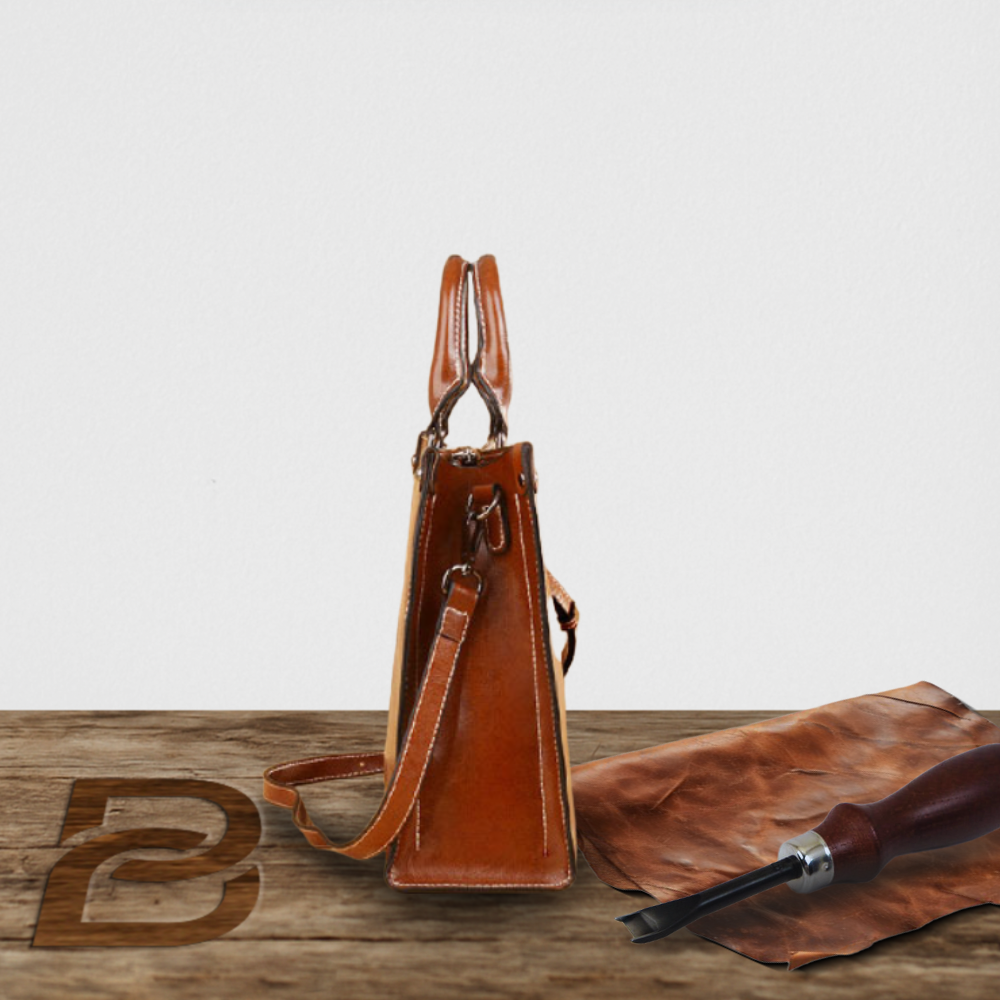 BERK | Fourre-tout en cuir véritable à l'élégance classique