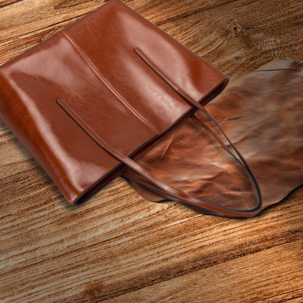 BERK | Sac shopper en cuir lisse classique