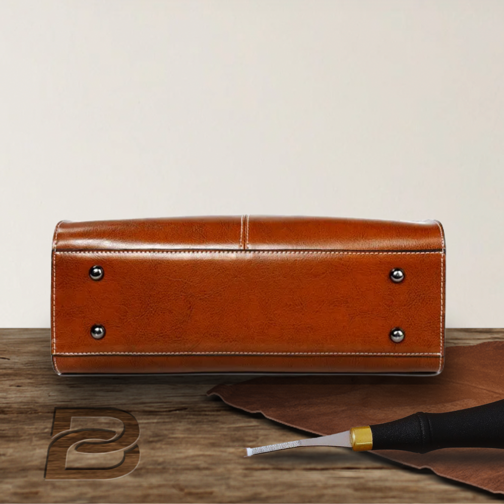 BERK | Fourre-tout en cuir véritable à l'élégance classique