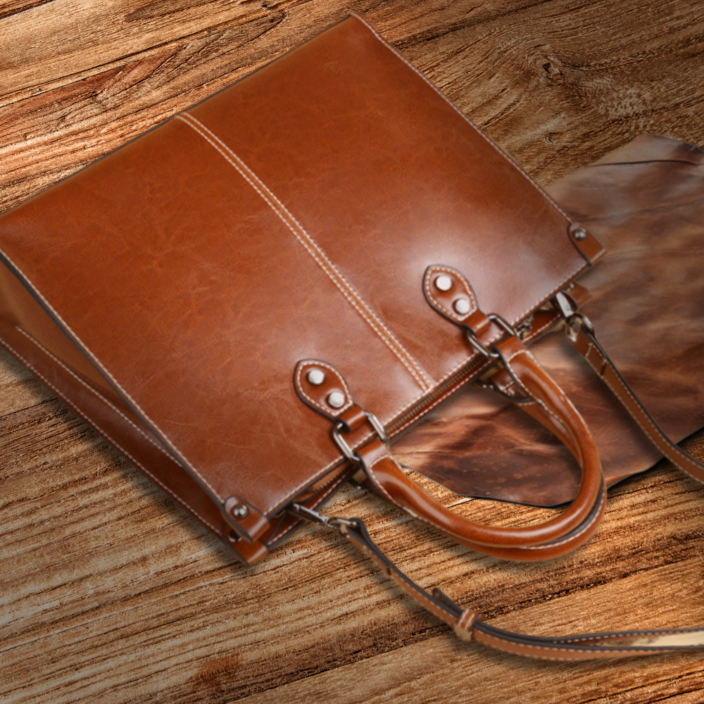 BERK | Fourre-tout en cuir véritable à l'élégance classique