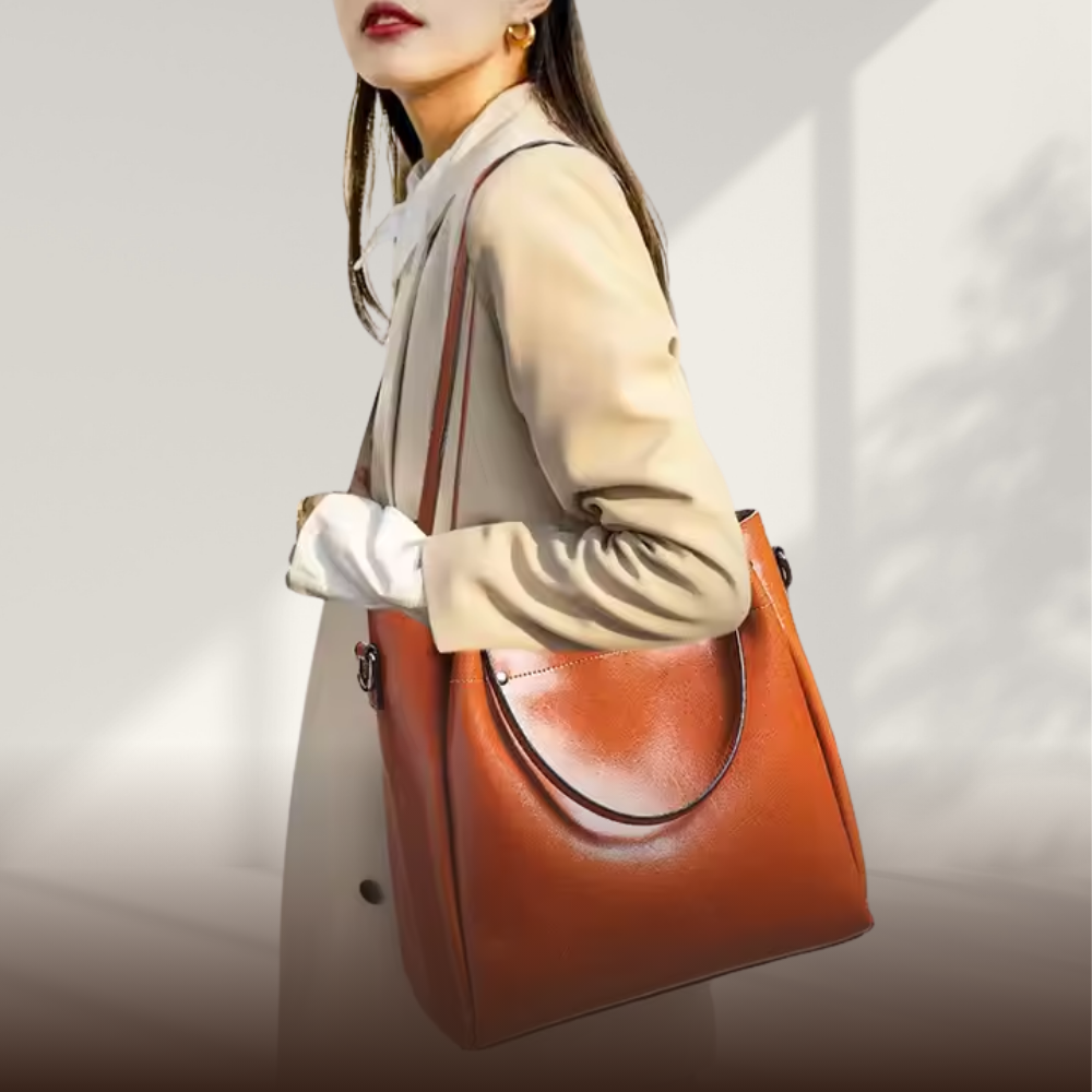 BERK | Sac élégant à double usage en cuir véritable