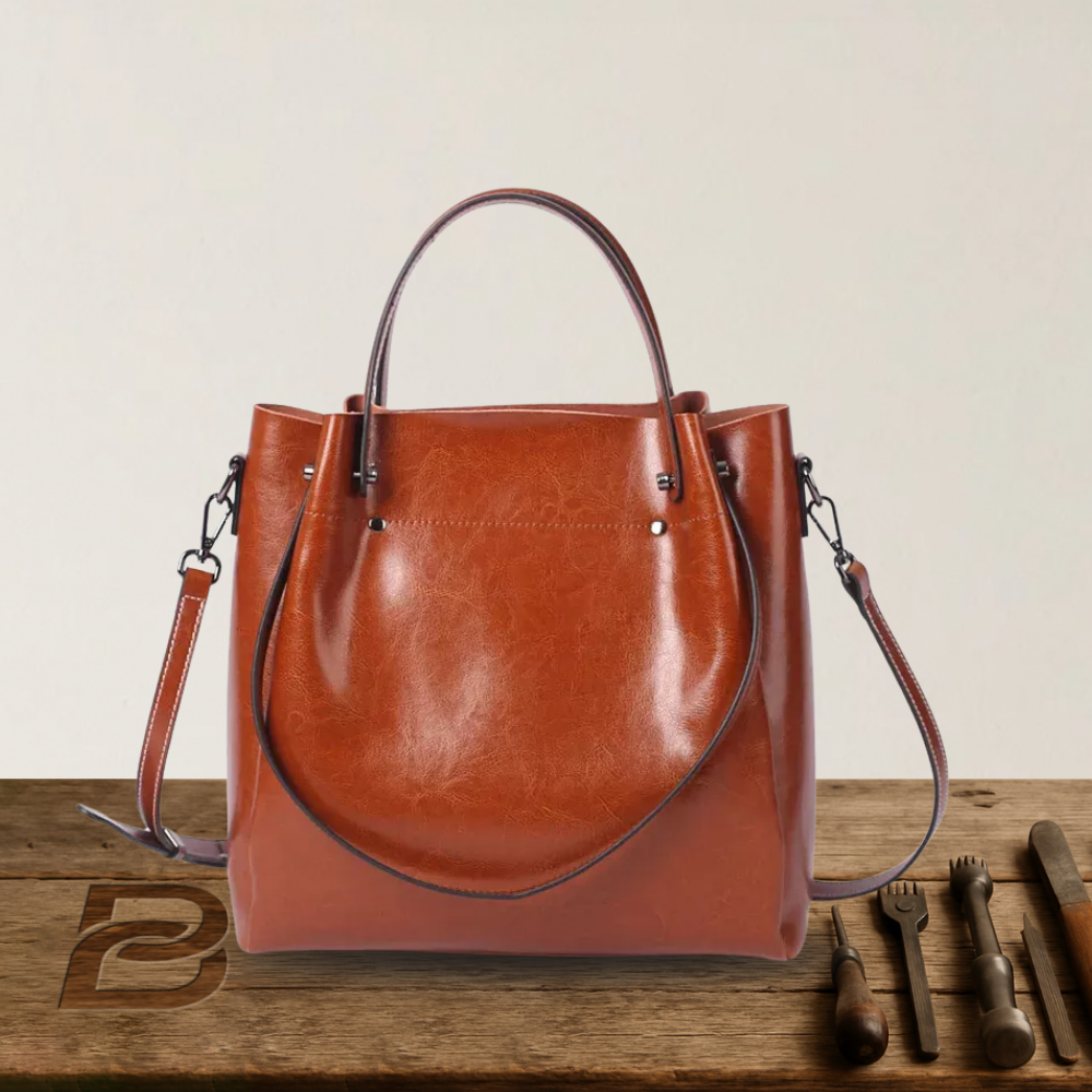 BERK | Sac élégant à double usage en cuir véritable