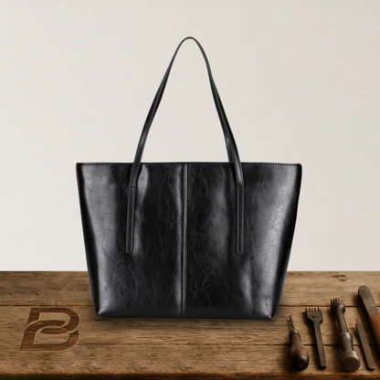BERK | Sac shopper en cuir lisse classique
