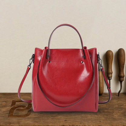 BERK | Sac élégant à double usage en cuir véritable