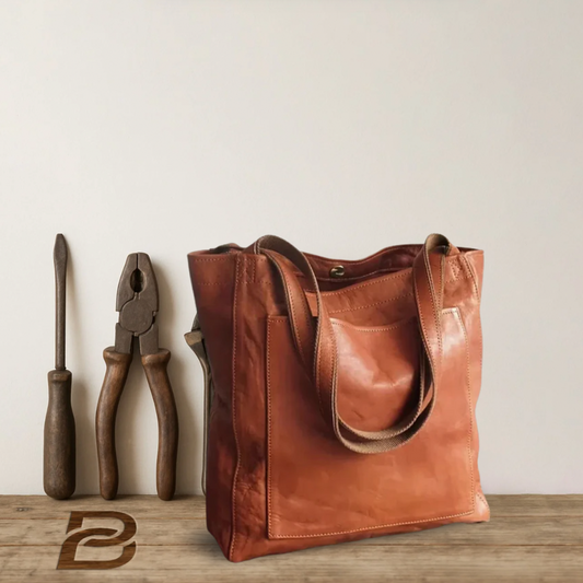 Sac fourre-tout en cuir vintage - Ma dernière collection