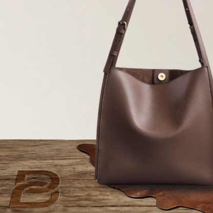 BERK | Sac fourre-tout rétro en cuir véritable